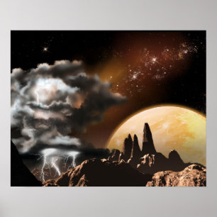 Poster Exibição de Tempestade (20x16)