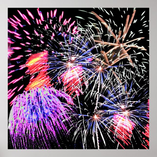 Póster Exibição do Fireworks (Frente)