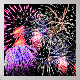 Poster Exibição do Fireworks