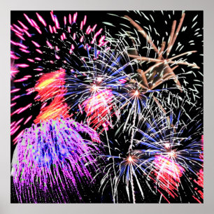 Poster Exibição do Fireworks
