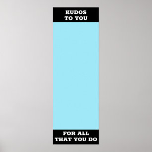 Poster Exibição do prêmio do funcionário de posto do ades