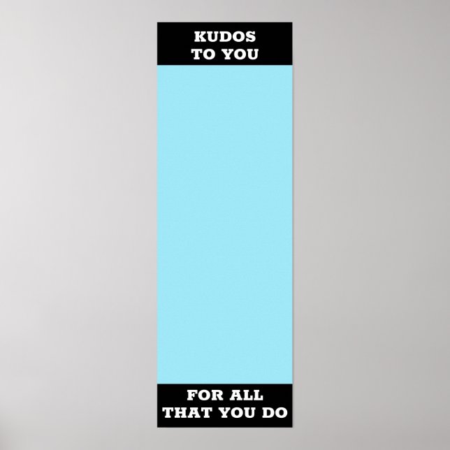 Poster Exibição do prêmio do funcionário de posto do ades (Frente)