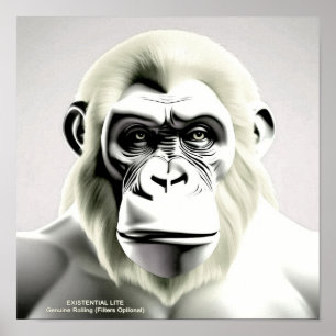 Poster EXISTENCIAL LITE Ape Ecru
