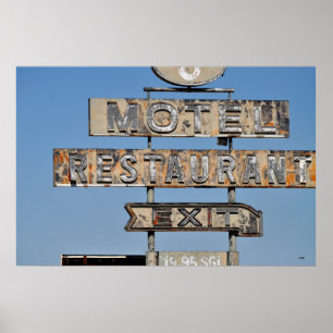 Póster Exit Motel