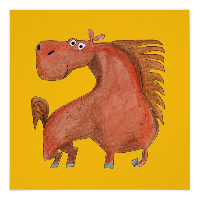 Póster Exited Horse (Frente)