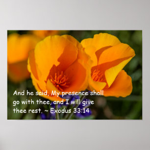 Poster Êxodo 33:14