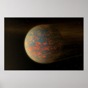 Poster Exoplaneta 55 Cani E E Sua Superfície Molena