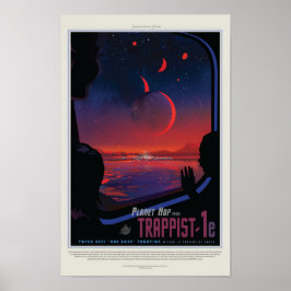 Poster Exoplaneta TRAPIST-1e