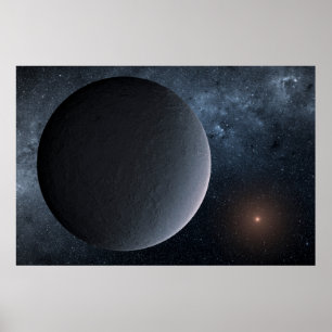 Poster Exoplanetário Selvagem-2016-Blg-1195lb Orbita Uma 