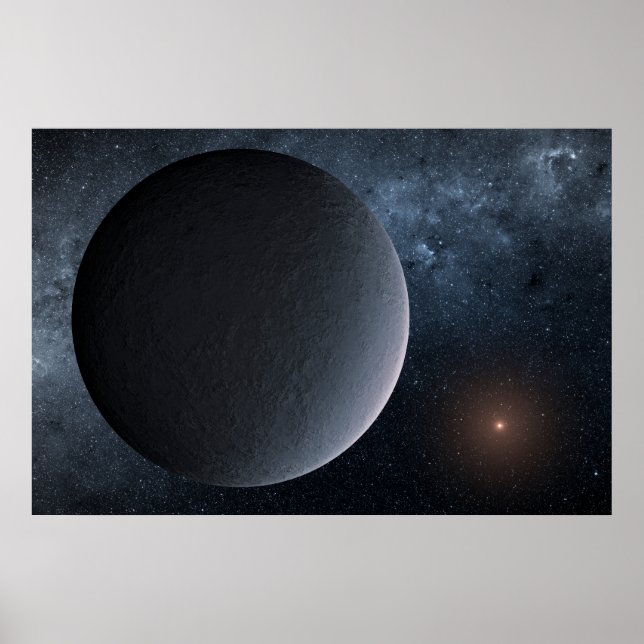 Poster Exoplanetário Selvagem-2016-Blg-1195lb Orbita Uma  (Frente)