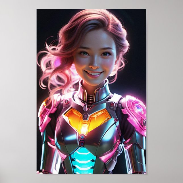 Poster Exosuit Iluminado (Frente)