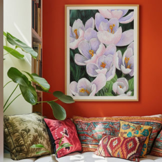 Póster Exotic Orchid Art Print - 20 x 25 cm Glossy Poster