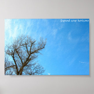 Póster Expanda seus horizontes