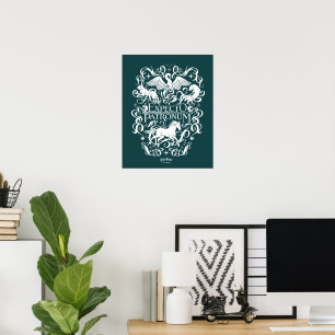 Poster Expecto Patronum Filigree Graphic