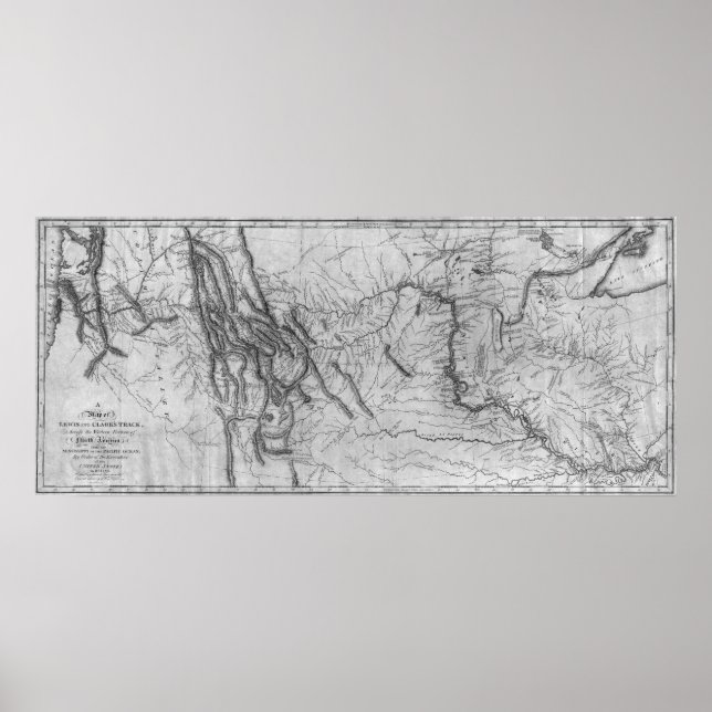 Póster Expedição de Lewis e Clark (Frente)