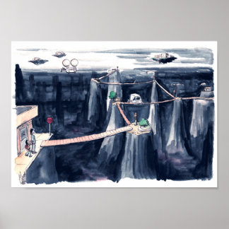 Poster Experiência de peões nos EUA