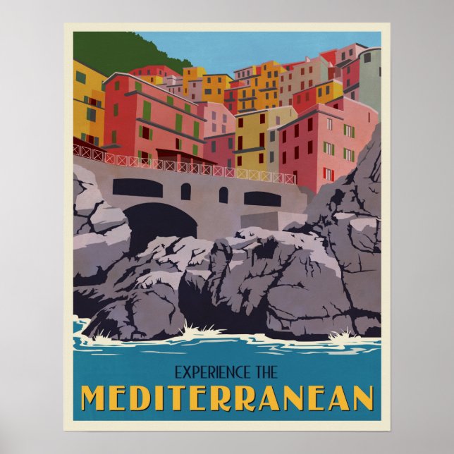 Póster Experiência no Mediterrâneo (Frente)