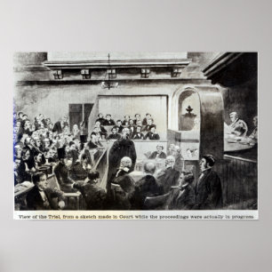 Póster Experimentação de Madeleine Smith, 1857
