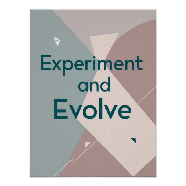 Póster Experimente e Evolua (Frente)