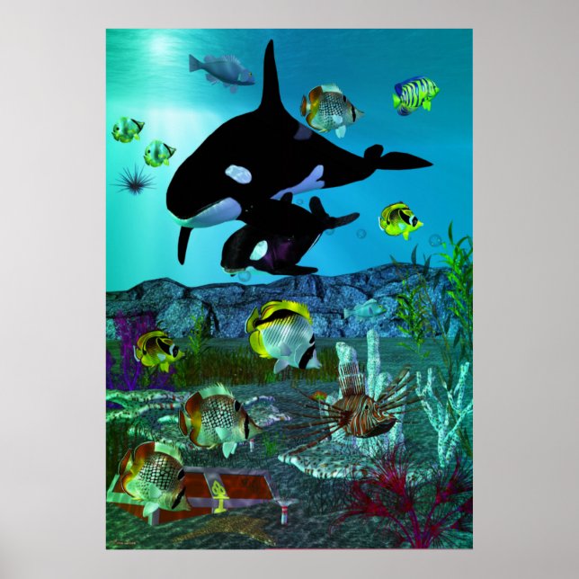 Poster Exploração 3D Aquarium ORCA (Frente)