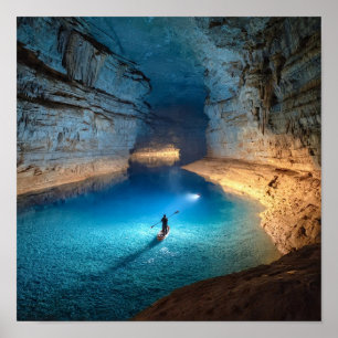 Poster Explorador de Aventuros na Caverna do Grande Subso