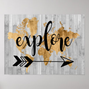 Póster Explorador Jovem V