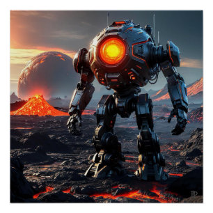 Póster Explorador Robô Interplanetário