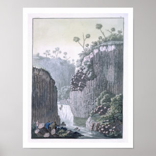 Poster Exploradores com expedição de Humboldt no basalt