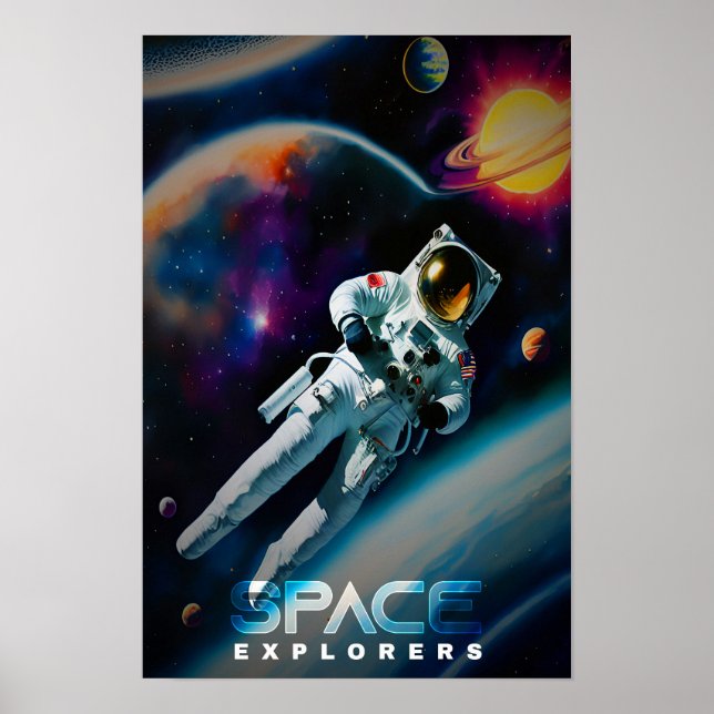 Poster Exploradores de Espaço (Frente)