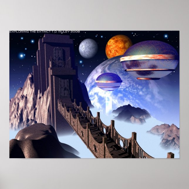 Póster Explorando a saída (Frente)