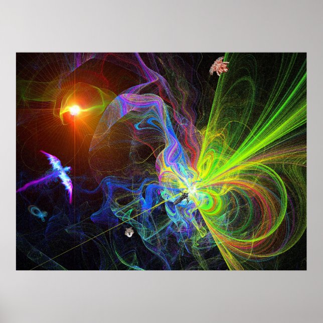 Póster Explorando o Nascimento de um Universo Bebê -2007 (Frente)