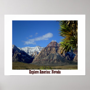 Póster Explore América: Nevada