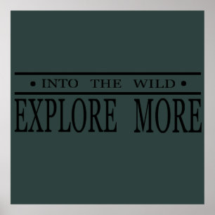 Poster Explore mais sobre a caminhada selvagem