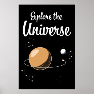 Poster Explore o Universo