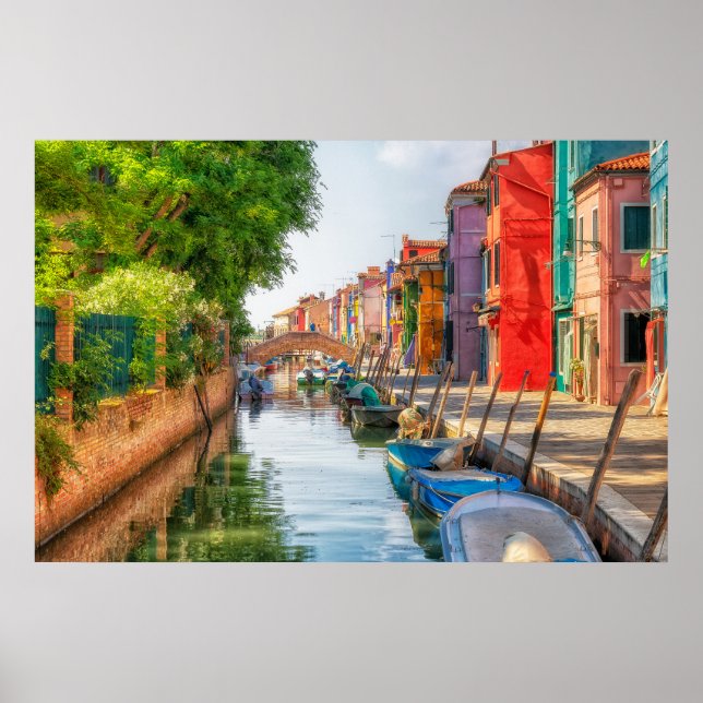 Poster Explore the Vibrant Charm of Burano (Frente)