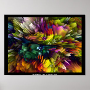 Poster Explosão da cor