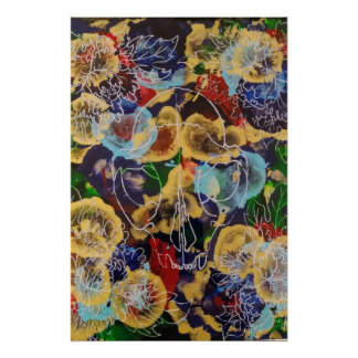 Póster Explosão de Bobcat em arco-íris