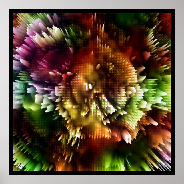 Póster Explosão de cor 2 (Frente)