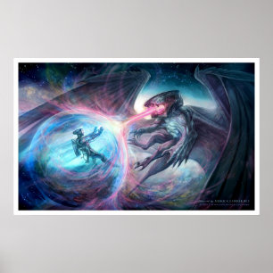 Poster Explosão de espaço