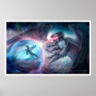 Poster Explosão de espaço