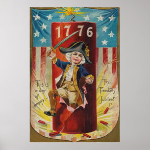 Poster Explosão de Firecracker Uniforme Boy