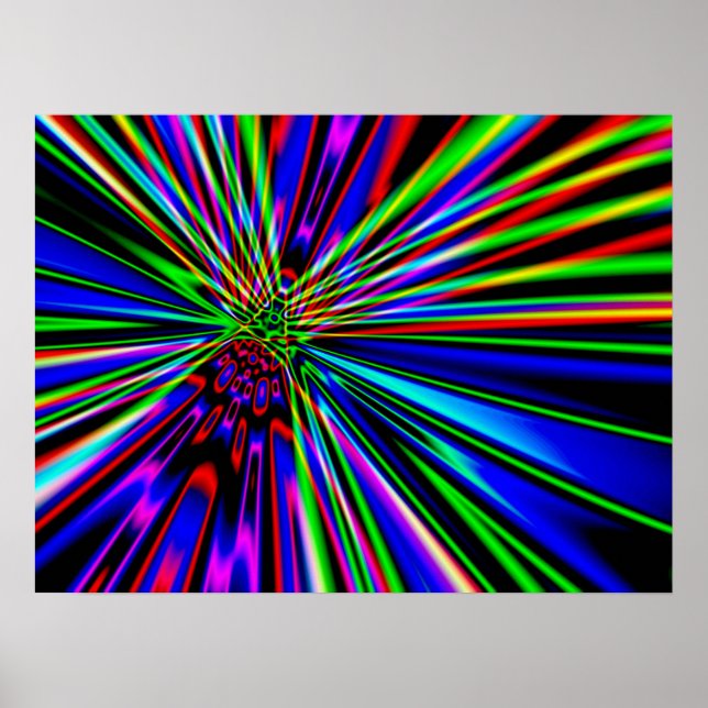 Póster Explosão de Neon (Frente)
