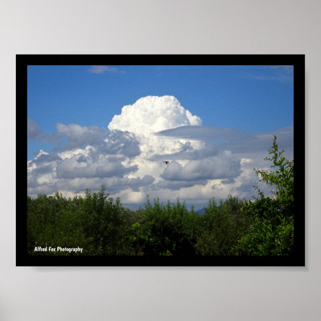 Poster Explosão de Nuvens (Frente)