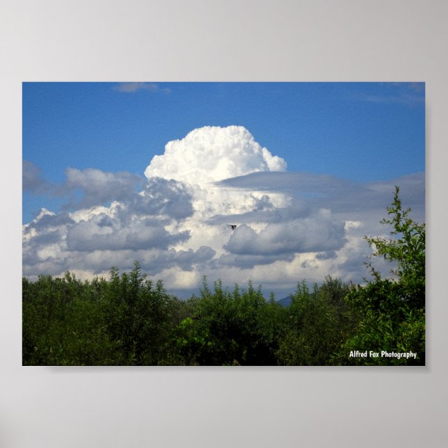 Poster Explosão de Nuvens (Frente)