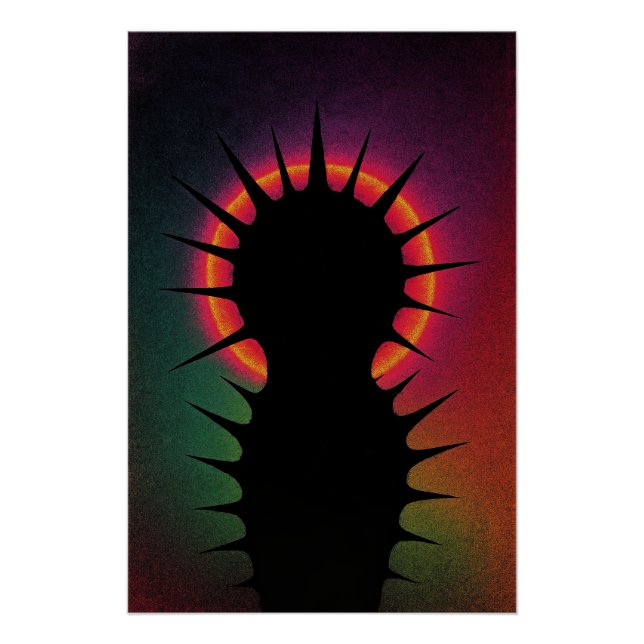 Póster Explosion de couleurs et de textures (Frente)