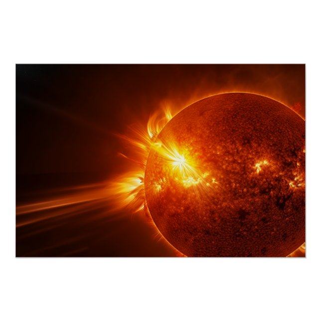 Póster Explosões Solares (Frente)
