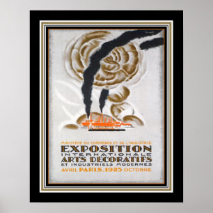 Poster Exposição 1925 de Paris do art deco
