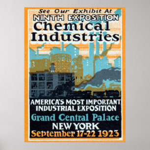 Poster Exposição da indústria química 1923