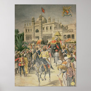 Póster Exposição de 1900: o pavilhão do Anglo-Indiano