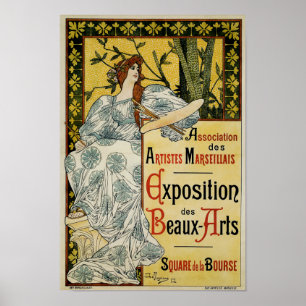 Póster Exposição de Beaux-Arts